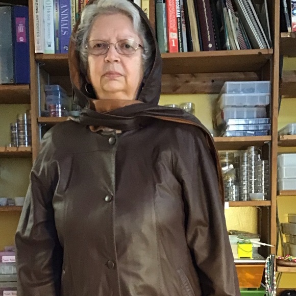 KONUK Genuine Leather Coat, full length, buttery soft, Leather, coat brown - Picture 2 of 16